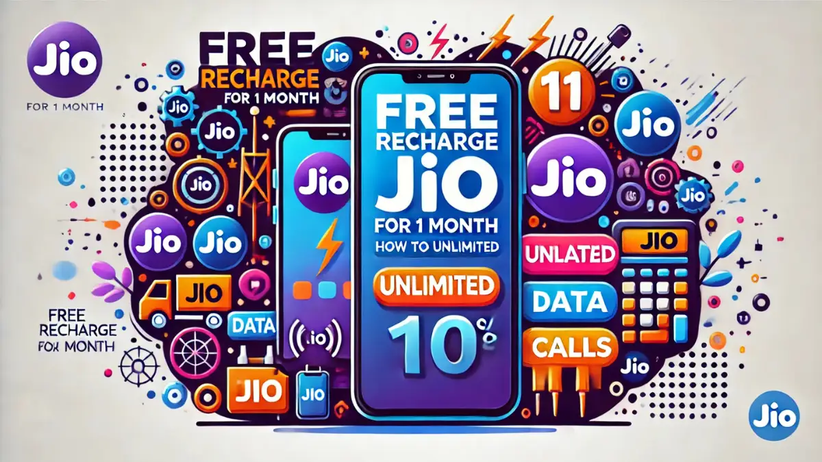 Free Recharge JIO for 1 Month